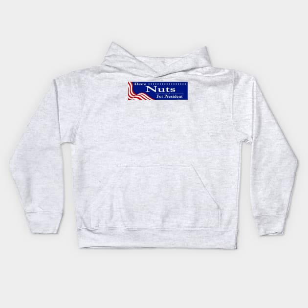 Vote Deez Nuts 2016 Kids Hoodie by milkytees